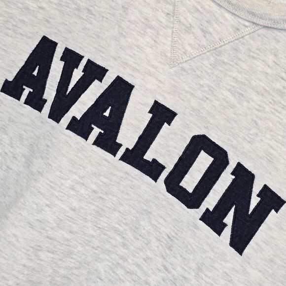 League Women's L Avalon Oatmeal Grey Crewneck Pullover Long Sleeve Sweater - Picture 3 of 14